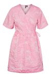 Pieces - Kjole - PC Jarikke SS Wrap Dress - Prism Pink