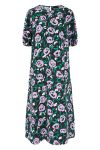 Pieces - Kjole - PC Jolene 2/4 Midi Dress - Black/Flower