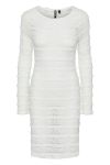 Pieces - Kjole - PC Josefine LS Dress - Bright White