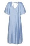 Pieces - Kjole - PC Joy 2/4 Midi Dress - Airy Blue