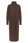 Pieces - Kjole - PC Juliana LS Rollneck Knit Dress - Chicory Coffee