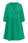 Pieces - Kjole - PC Jylla 3/4 Wrap Dress - Simply Green