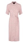 Pieces - Kjole - PC Maiken SS Midi Shirt Dress - English Rose