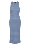 Pieces - Kjole - PC Melanie SL Long Dress - Cornflower Blue