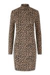 Pieces - Kjole - PC Nala LS Dress - Black/Leo
