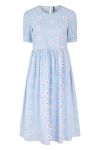Pieces - Kjole - PC Nikki SS Midi Dress - Kentucky Blue