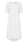 Pieces - Kjole - PC Olivia 2/4 Midi Dress - Bright White