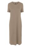 Pieces - Kjole - PC Onika SS Midi Dress - Silver Mink