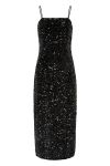 Pieces - Kjole - Kam SL Ankle Slip Dress - Black sequins