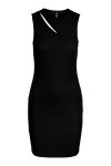 Pieces - Kjole - PC Sara SL Cutout Dress - Black