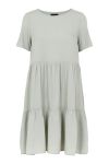 Pieces - Kjole - PC Voluma SS Dress - Desert Sage