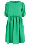 Pieces - Kjole - PC Vudmilla SS O-neck Dress - Simply Green