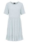 Pieces - Kjole - Selma SS Dress - Blue Fog