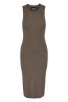 Pieces - Kjole - PC Sue SL O-Neck Knit Dress - Morel