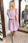 Pieces - Kjole - Vilja SS Dress - Dahlia Purple