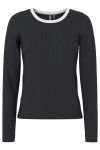 Pieces - Bluse - May LS Top - Black