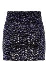 Pieces - Nederdel - PC Kam Hw New Short Skirt - Black/Purple Silver