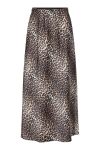 Pieces - Nederdel - PC Mari Hw Long Skirt D2D Dmo - Black/Leo