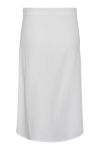 Pieces - Nederdel - PC Milano HW Midi Skirt - Bright White
