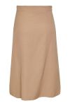 Pieces - Nederdel - PC Milano HW Midi Skirt - Nomad