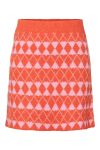 Pieces - Nederdel - PC Naomi HW Knit Skirt - Tangerine Tango/Begonia Pink