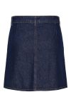 Pieces - Nederdel - Pc Nevin Hw Mini Denim Skirt - Dark Blue Denim