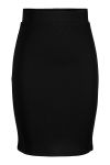 Pieces - Nederdel - PC Sara HW Slim Skirt - Black