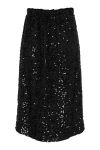 Pieces - Nederdel - Pc Serena Sequin Hw Midi Skirt - Black