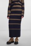 Pieces - Nederdel - PC Sesilje Hw Long Knit Skirt - Sky Captain