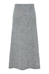 Pieces - Nederdel - Pc Pam Hw Ank Knit Skirt - Dark Grey Melange