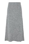 Pieces - Nederdel - Pc Pam Hw Ank Knit Skirt - Dark Grey Melange