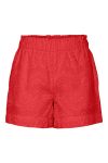 Pieces - Shorts - PC Vilde MW Shorts - Poppy Red