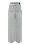 Pieces - Jeans - Selma HW Wide Jeans - Light Grey Denim