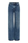 Pieces - Jeans - Pc Selma Hw Wide Jeans - Medium Blue Denim
