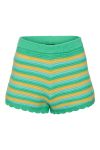 Pieces - Shorts - PC Beddy HW Knit Shorts - Irish Green