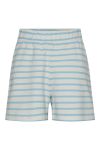 Pieces - Shorts - PC Bibbi HW Shorts - Cloud Dancer/Blue