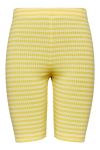 Pieces - Shorts - PC Laya HW Bike Shorts - Pale Banana Golden Kiwi
