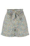 Pieces - Shorts - PC Mathilda HW Shorts - Cloud Dancer/Blue Flowers