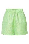 Pieces - Shorts - PC Eli HW Shorts - Daiquiri Green Small Flowers