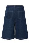 Pieces - Shorts - PC Fabia Mw Denim Jorts AU24 - Dark Blue Denim