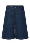 Pieces - Shorts - PC Fabia Mw Denim Jorts AU24 - Dark Blue Denim