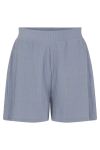 Pieces - Shorts - Ribbi HW Shorts - Blue Fog