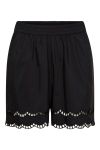 Pieces - Shorts - PC Sara MW Shorts Camp - Black