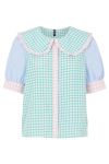 Pieces - Skjorte - PC Bessie 2/4 Shirt - Kentucky Blue