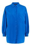 Pieces - Skjorte - Chrilina Oversized Shirt - Mazarine Blue
