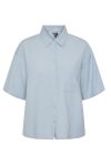 Pieces - Skjorte - PC Milano SS Shirt - Angel Falls