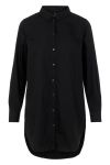 Pieces - Skjorte - PC Noma LS Long Shirt - Black