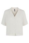 Pieces - Skjorte - PC Stina 2/4 Shirt - Cloud Dancer