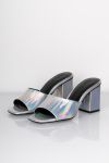 Pieces - Sko - PC Louisa Metallic Sandal - Silver Colour