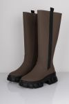 Pieces - Støvle - PC Adrianna Knee High Boot - Fossil